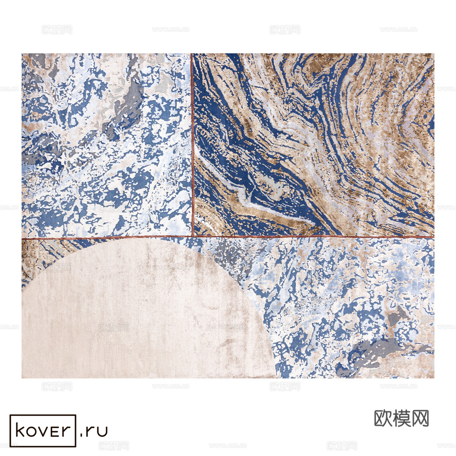 地毯 “MARBLE T” Kover.ru Art de3d模型下载