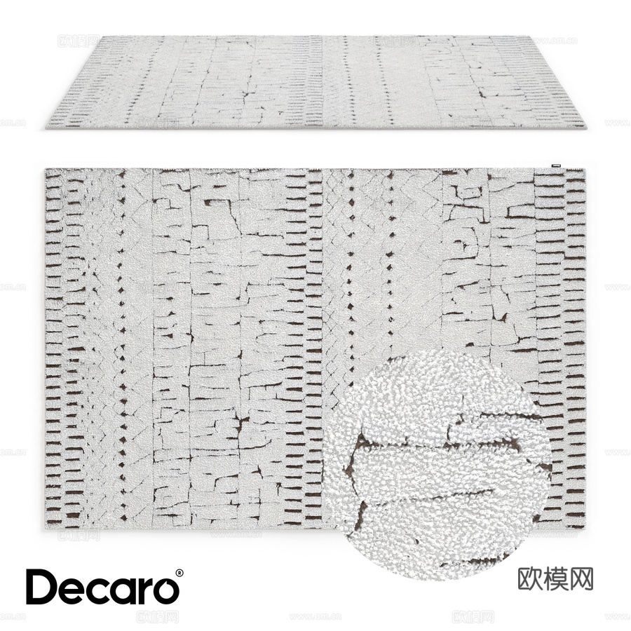 羊毛地毯 Decaro Rugs D1200093d模型下载