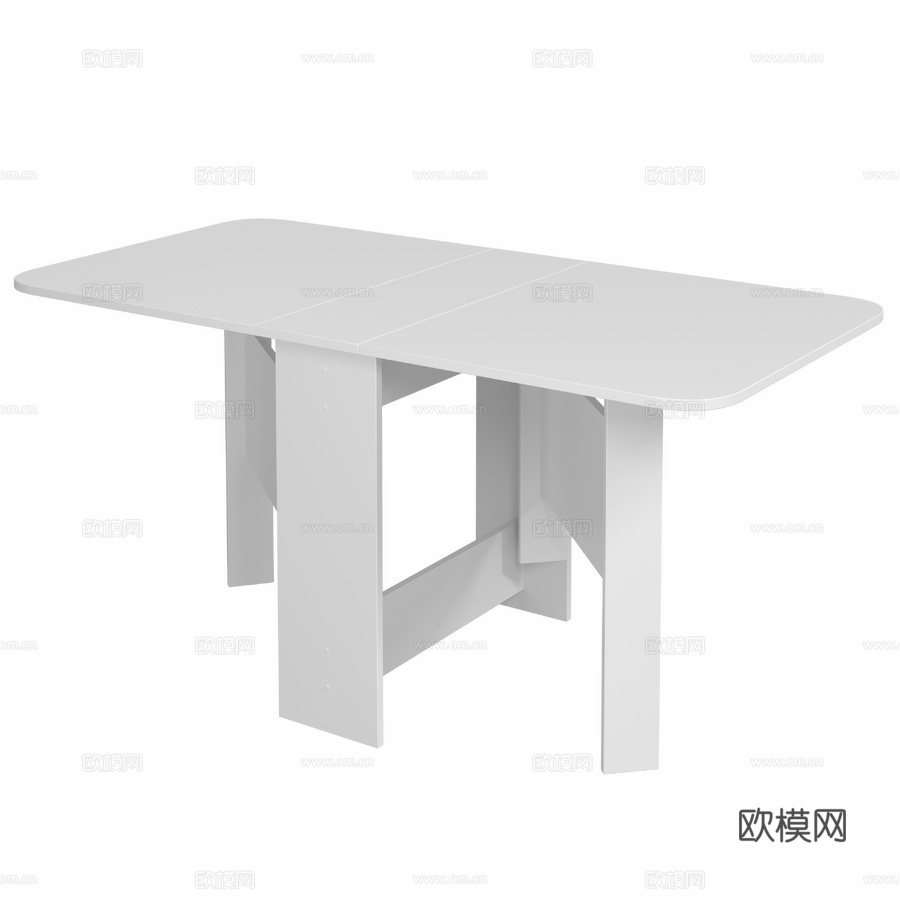 OM Table-book DIWO 科洛姆纳白3d模型下载