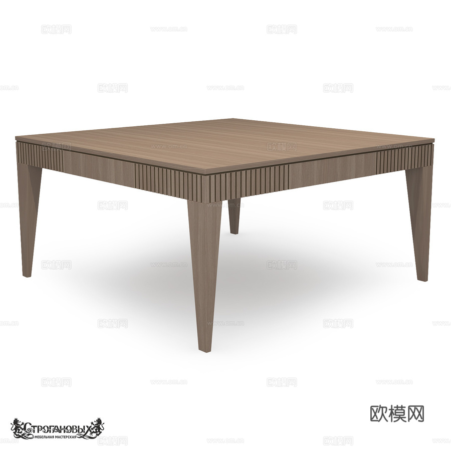 咖啡桌3d模型下载