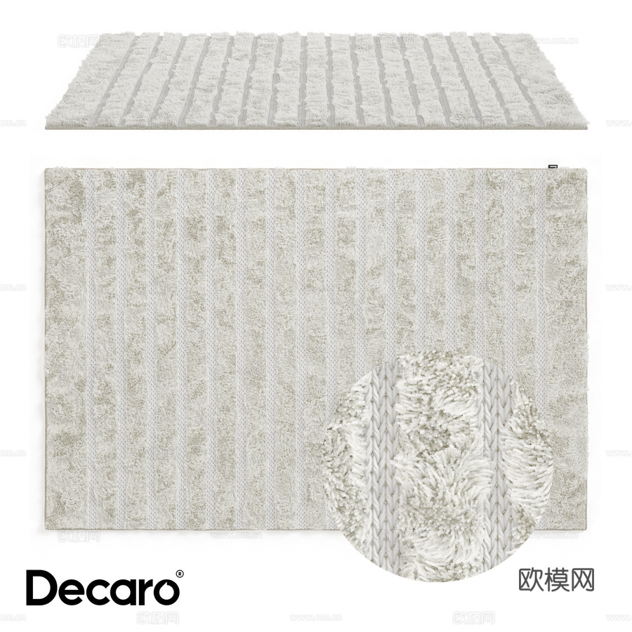 羊毛地毯 Decaro Rugs D1100173d模型下载