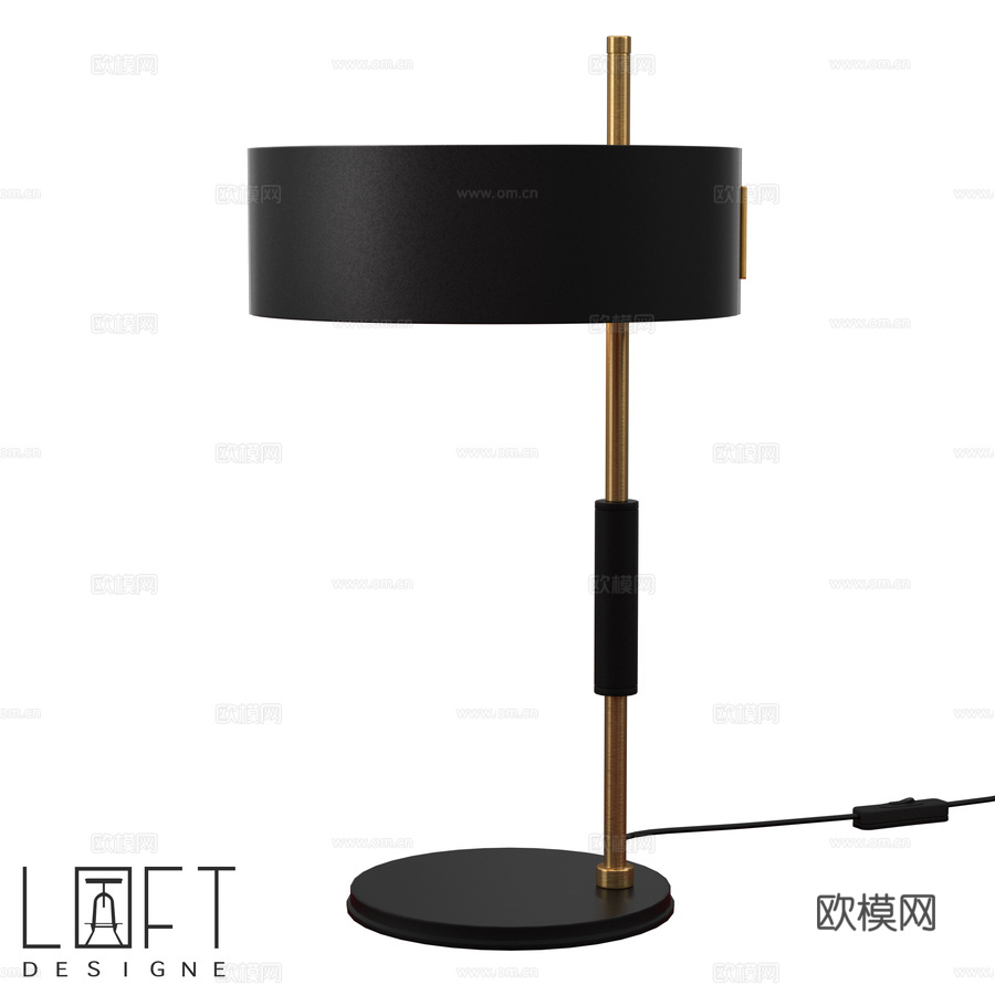 台灯 LoftDesigne 8440 型号3d模型下载