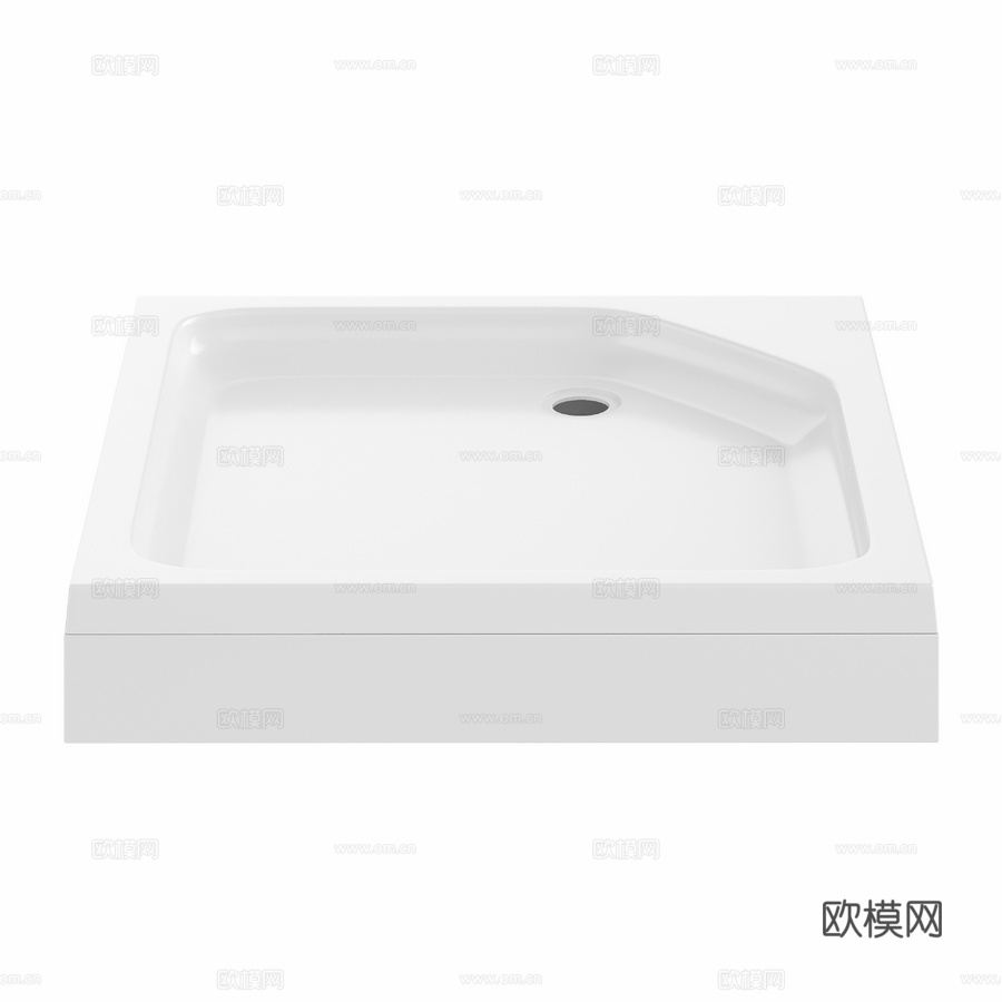 OM淋浴盘DIWO K 17-100 100x100低款3d模型下载