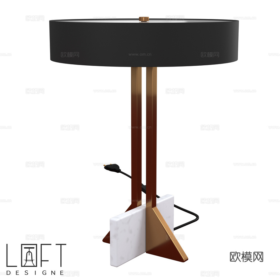 台灯 LoftDesigne 8441 型号3d模型下载