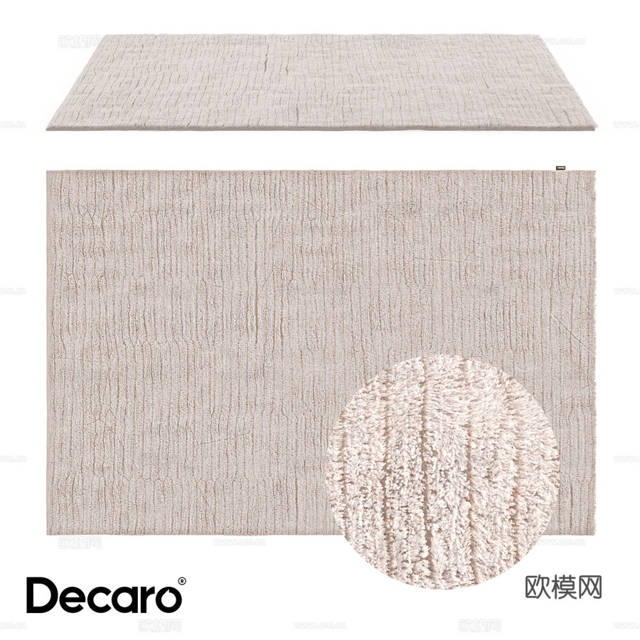 羊毛地毯 Decaro Rugs D1200083d模型下载