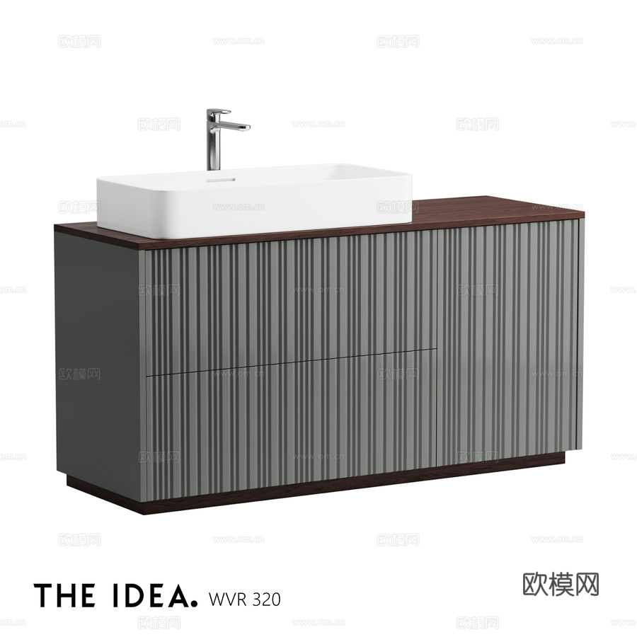 OM THE-IDEA 浴室柜 WVR 3203d模型下载