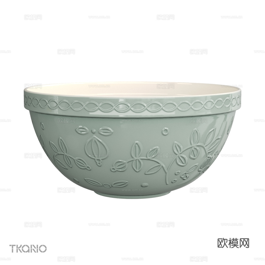 OM_泰加浆果浮雕纹碗3d模型下载