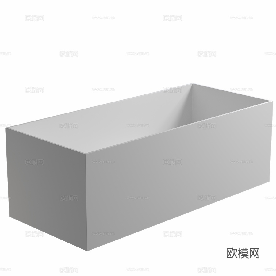 人造石浴缸 ABBER Stein AS96403d模型下载