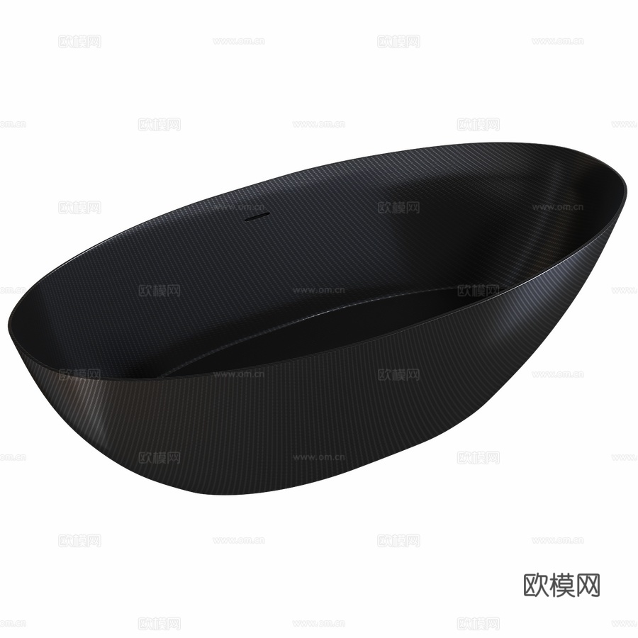 碳纤维浴缸 ABBER Karbon AK90023d模型下载