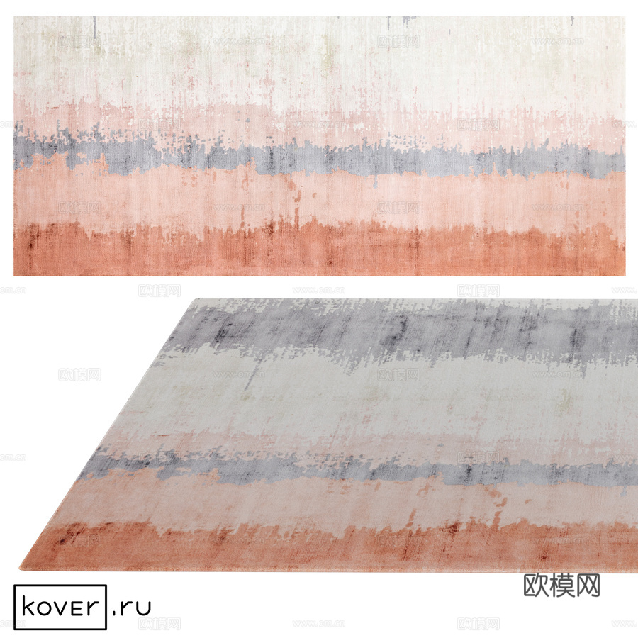 地毯 OCEAN RED-GRAY3d模型下载