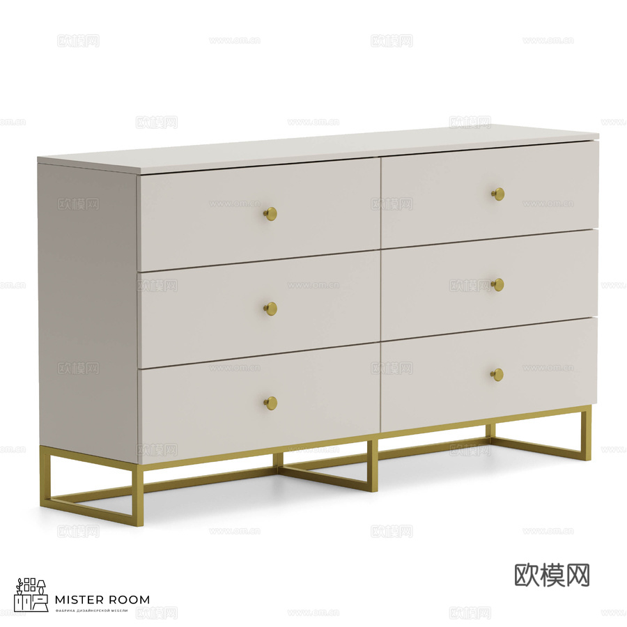 OM Mister Room 抽屉柜 STANDART ST3d模型下载