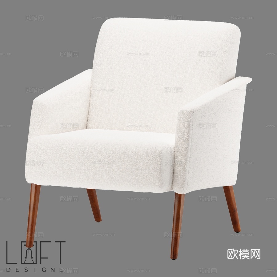 扶手椅 LoftDesigne 33403 型号3d模型下载