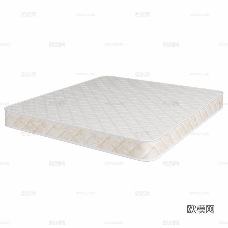 OM床垫DIWO索契180x200，人体工学款，含内衬3d模型下载