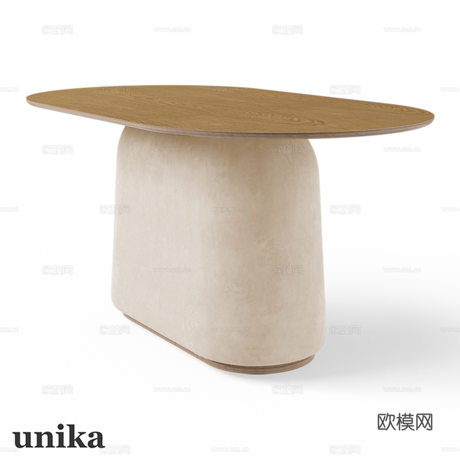 Casper椭圆桌3d模型下载
