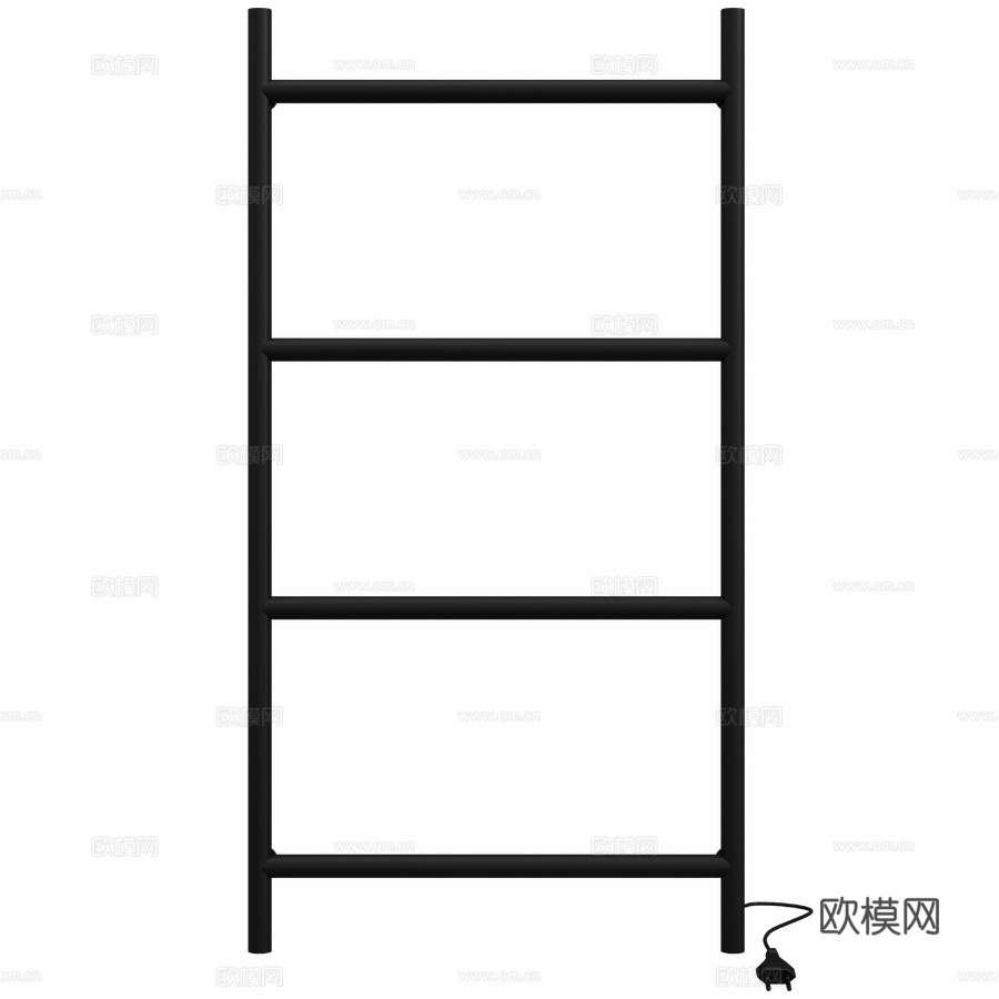 OM电热毛巾架EWRIKA Gera 80x40, b3d模型下载