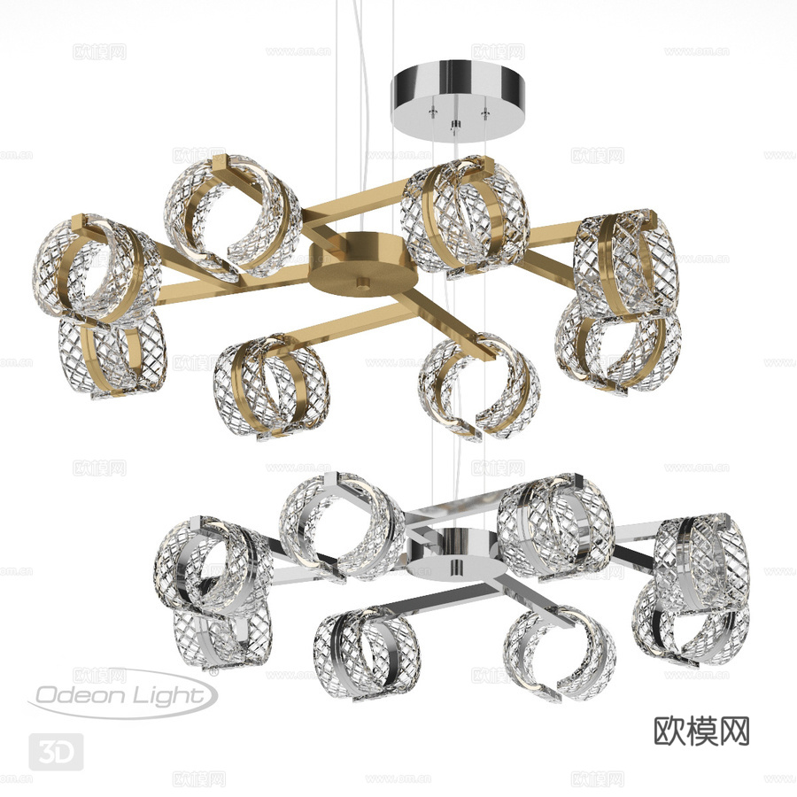 ODEON LIGHT 5029 53L, 5030 53L3d模型下载