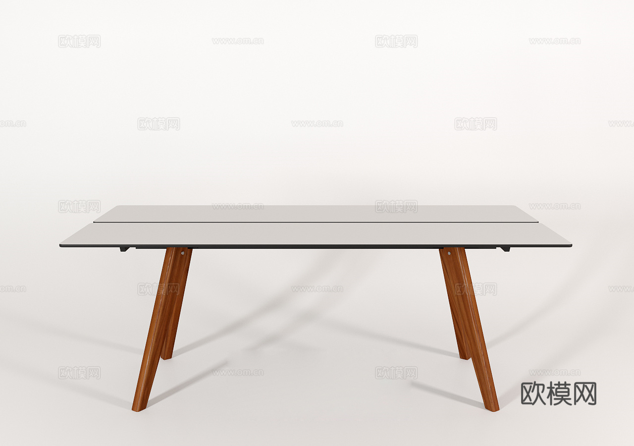 现代简约茶几3D模型3d模型下载（渲染图1）