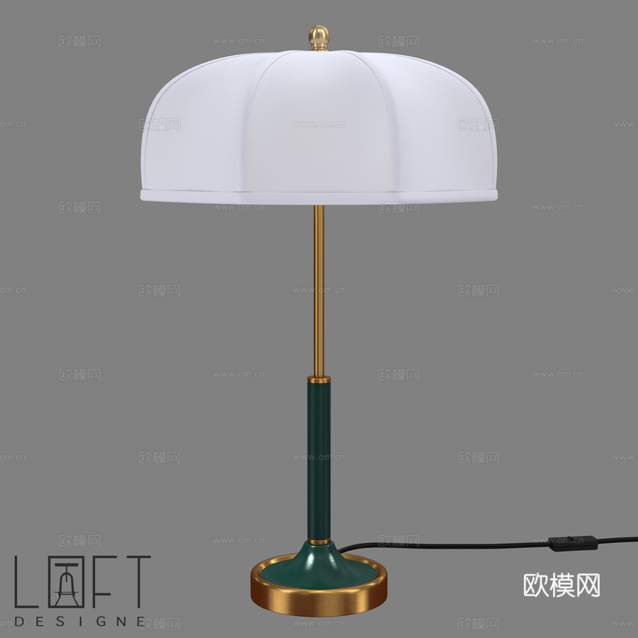 台灯 LoftDesigne 8434 型号3d模型下载