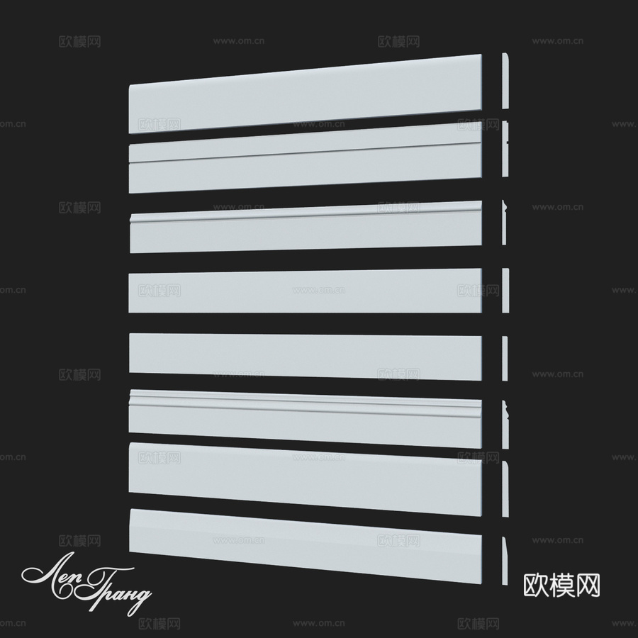 LepGrand 踢脚线套装 33d模型下载