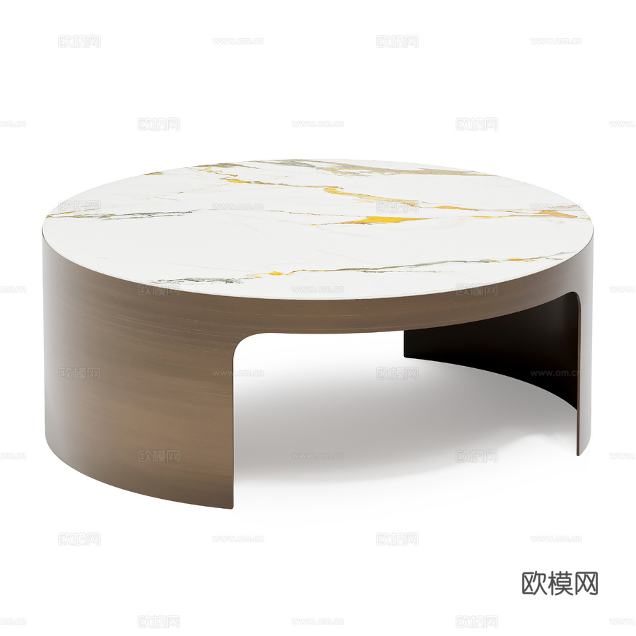 Como咖啡桌3d模型下载