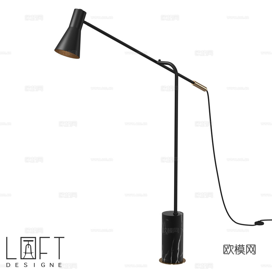 落地灯 LoftDesigne 8632 型号3d模型下载