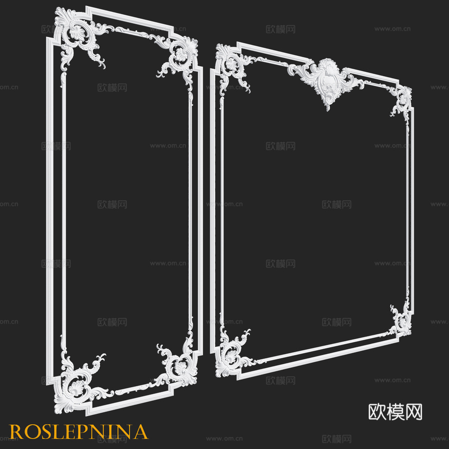 来自RosLepnina的女王系列5-6号框架3d模型下载