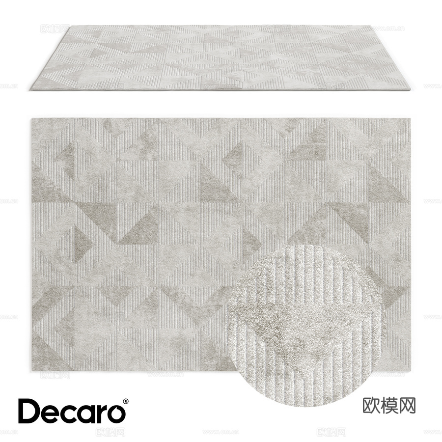 粘胶纤维地毯 Decaro Rugs D1000093d模型下载