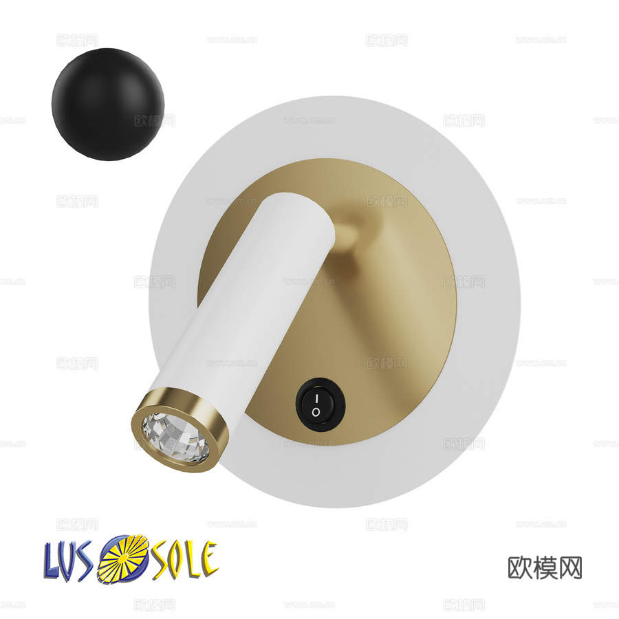 OM壁灯Lussole LSP-7099, LSP-71003d模型