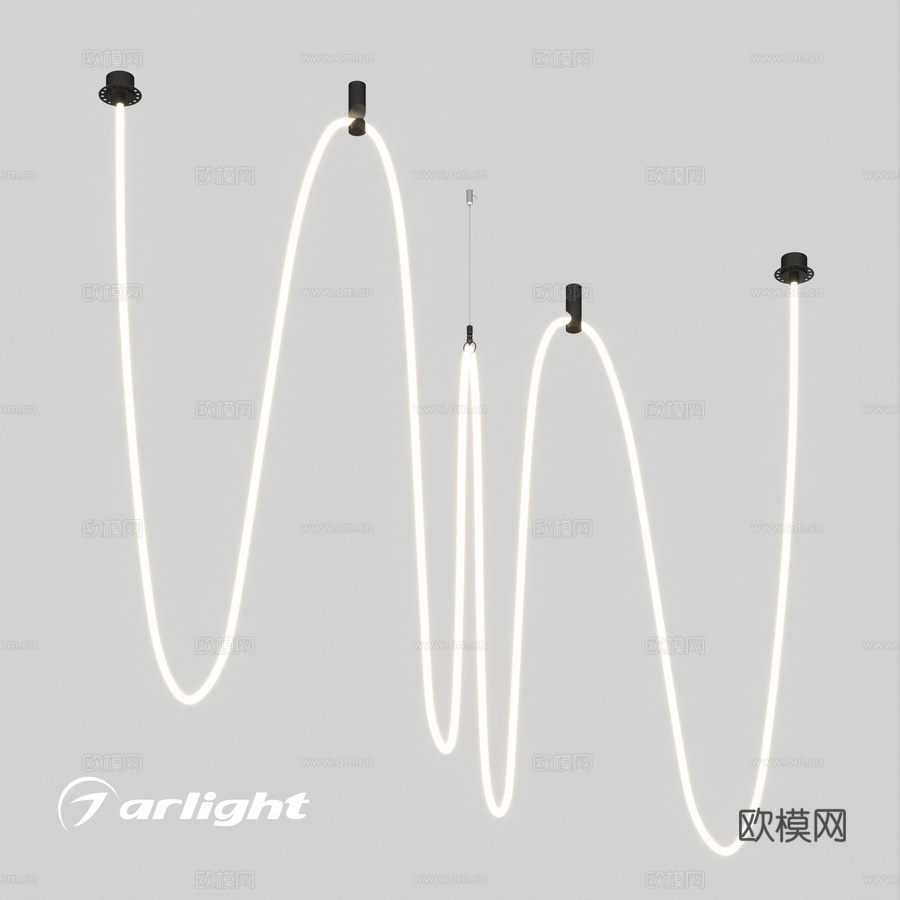 OM灯具 SP-TROPIC-BUILT-TRIMLESS-3d模型下载