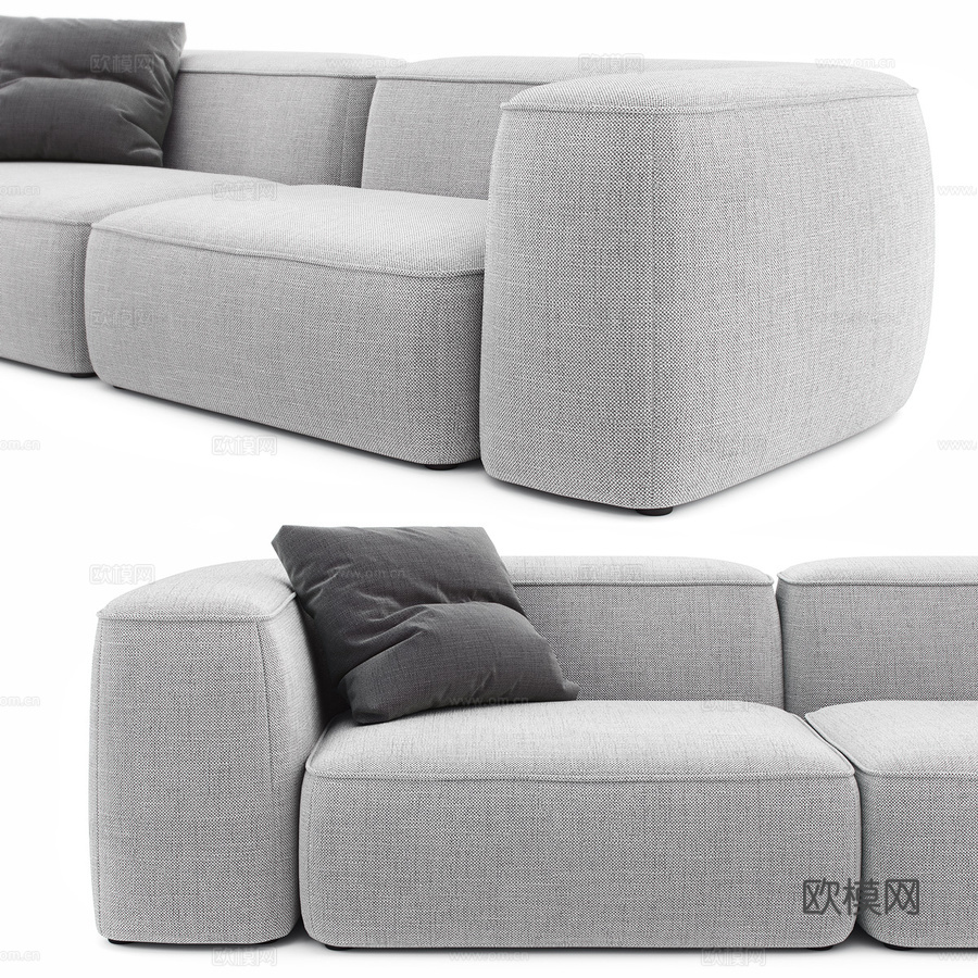 OM沙发 莱曼_C23d模型下载