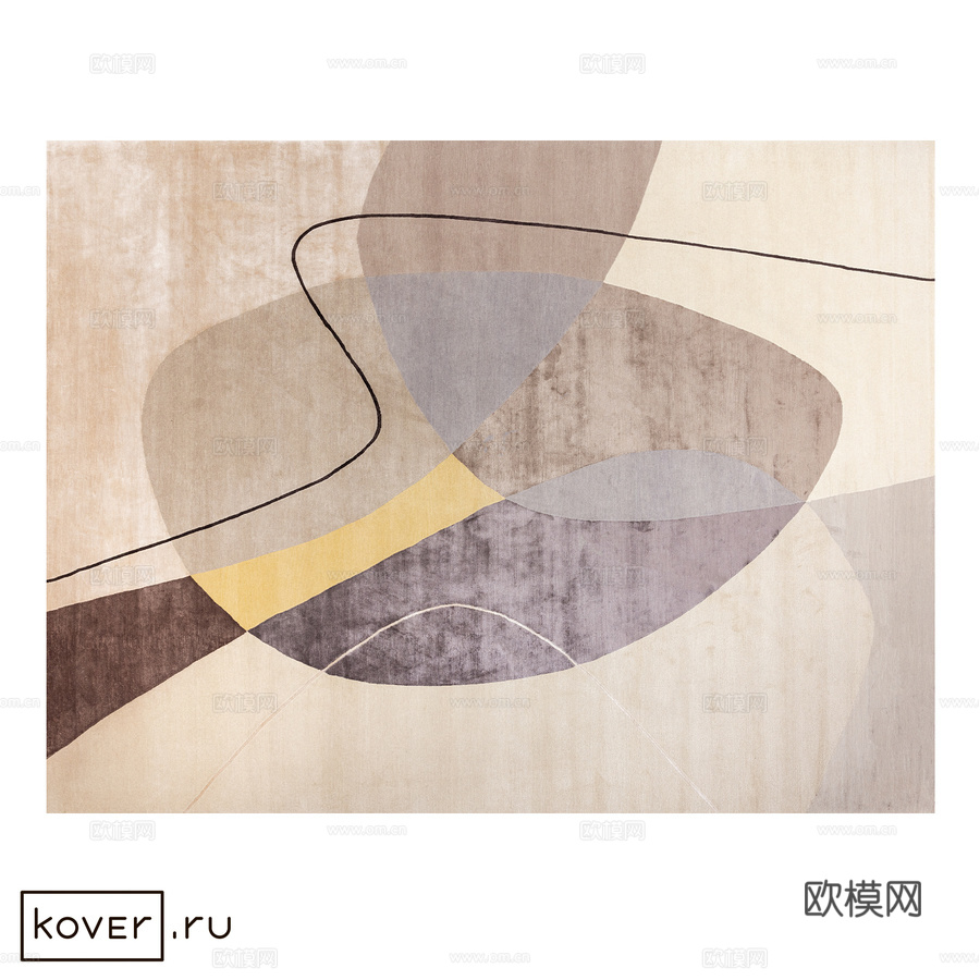地毯“INTERSECTION” Kover.ru Art3d模型下载