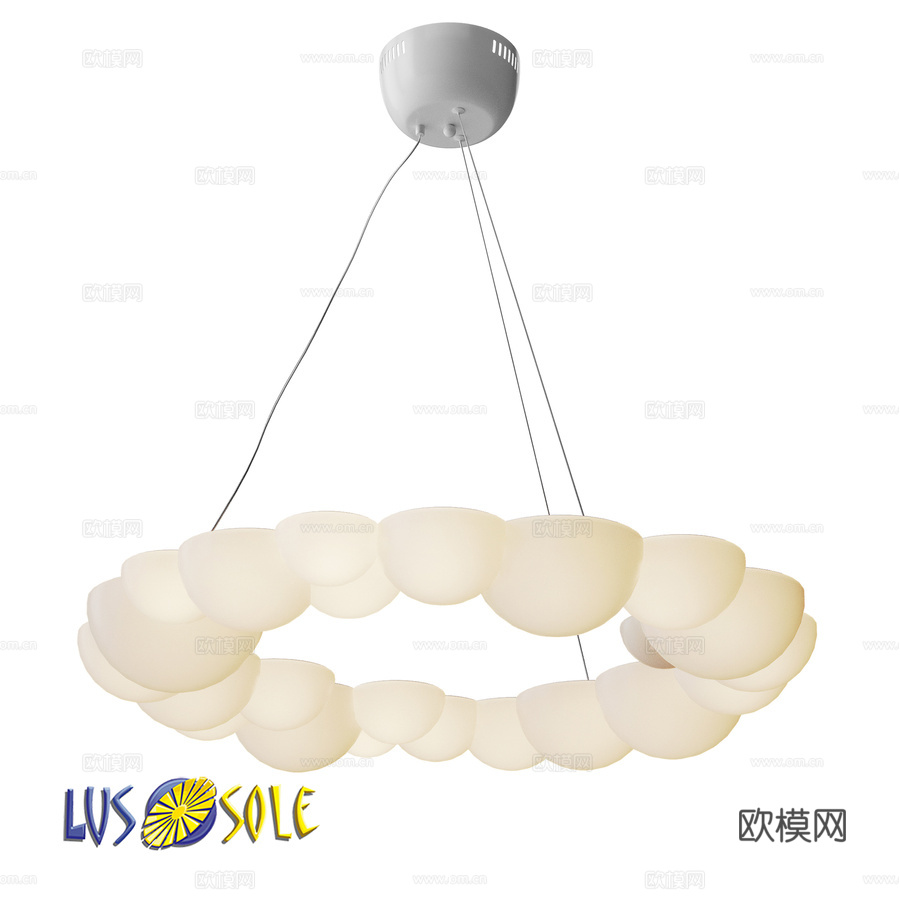 OM 悬挂式吊灯 Lussole LSP-70783d模型下载