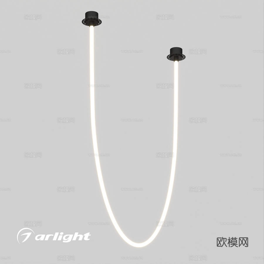 OM灯具 SP-TROPIC-内置无边框-R18-L25003d模型下载