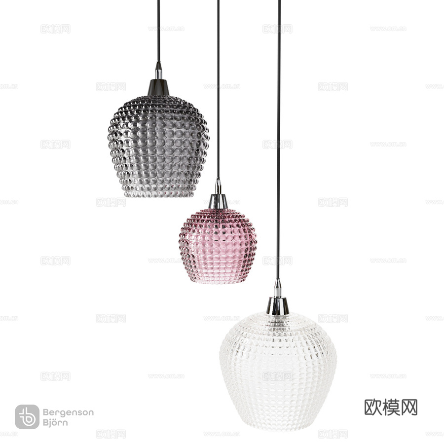 OM_瀑布吊灯 Aurora, Bergenson Bjor3d模型下载