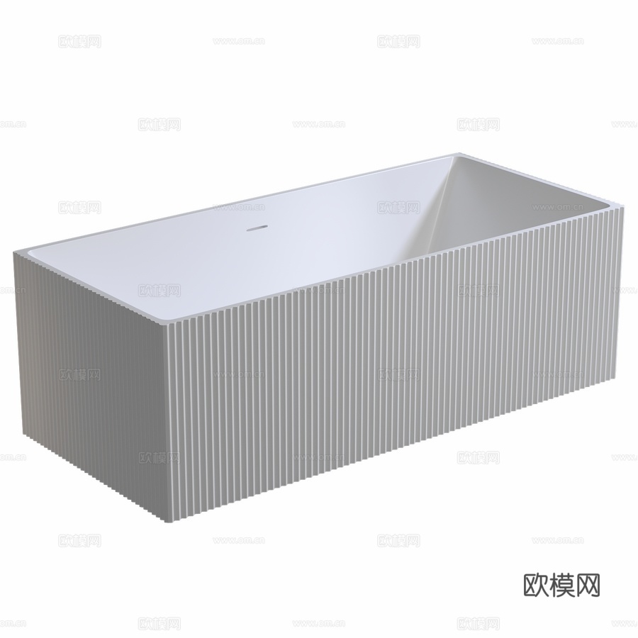 人造石浴缸 ABBER Stein AS9603d模型下载