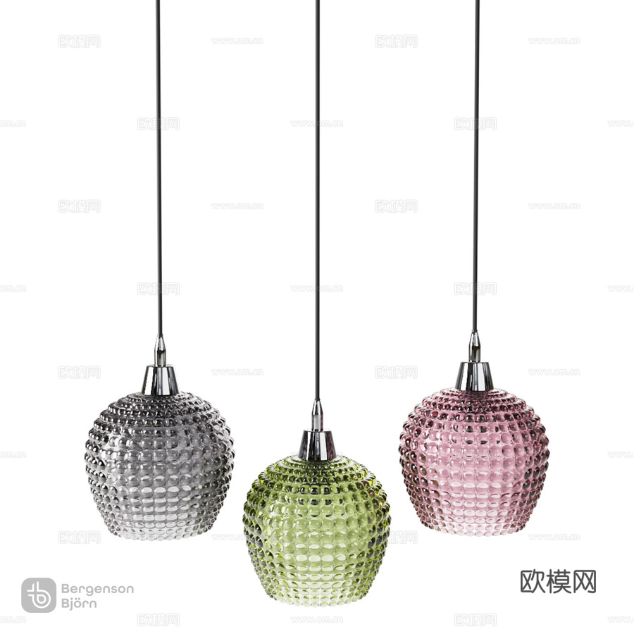 OM_瀑布吊灯Aurora，伯格森·比约恩3d模型下载