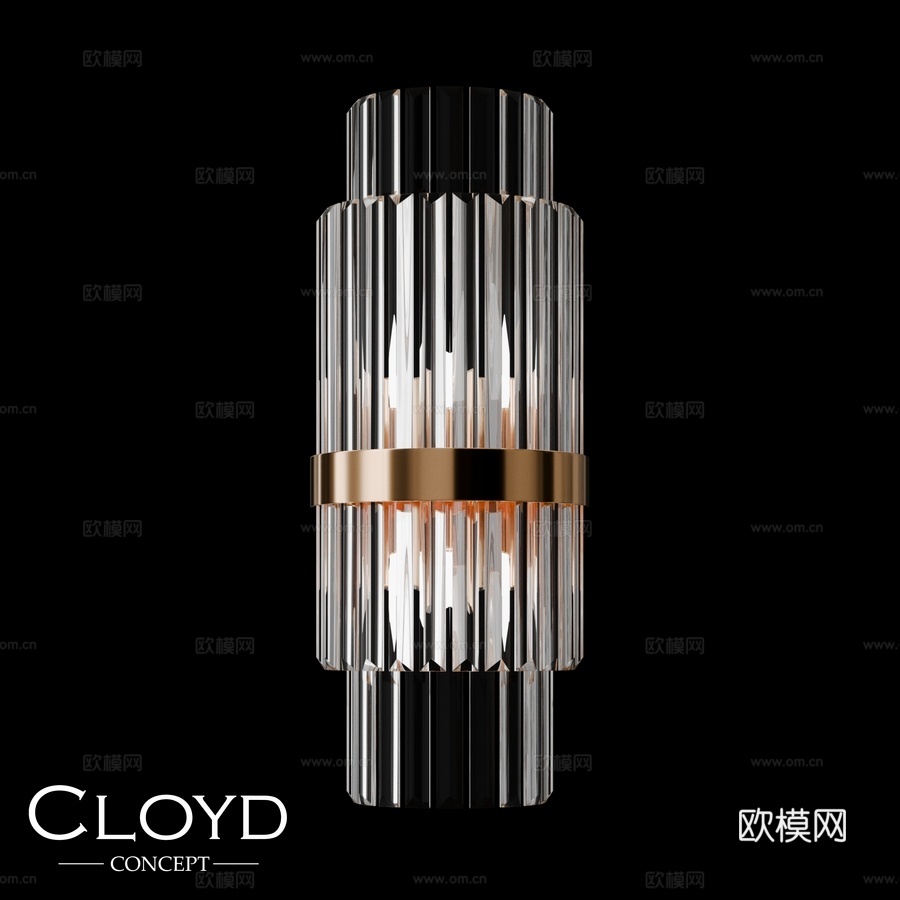 壁灯 Cloyd BROTIGAN-B W2 (art. 23d模型下载