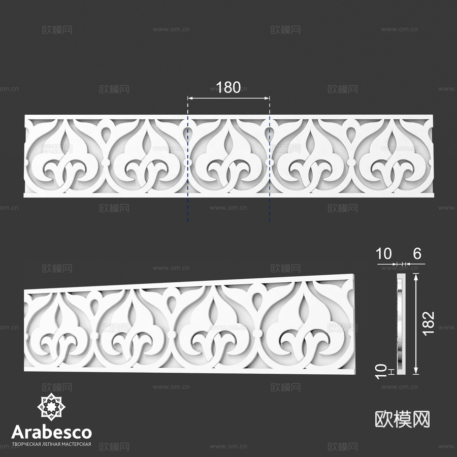 东方浮雕 Fr 1243 OM3d模型下载