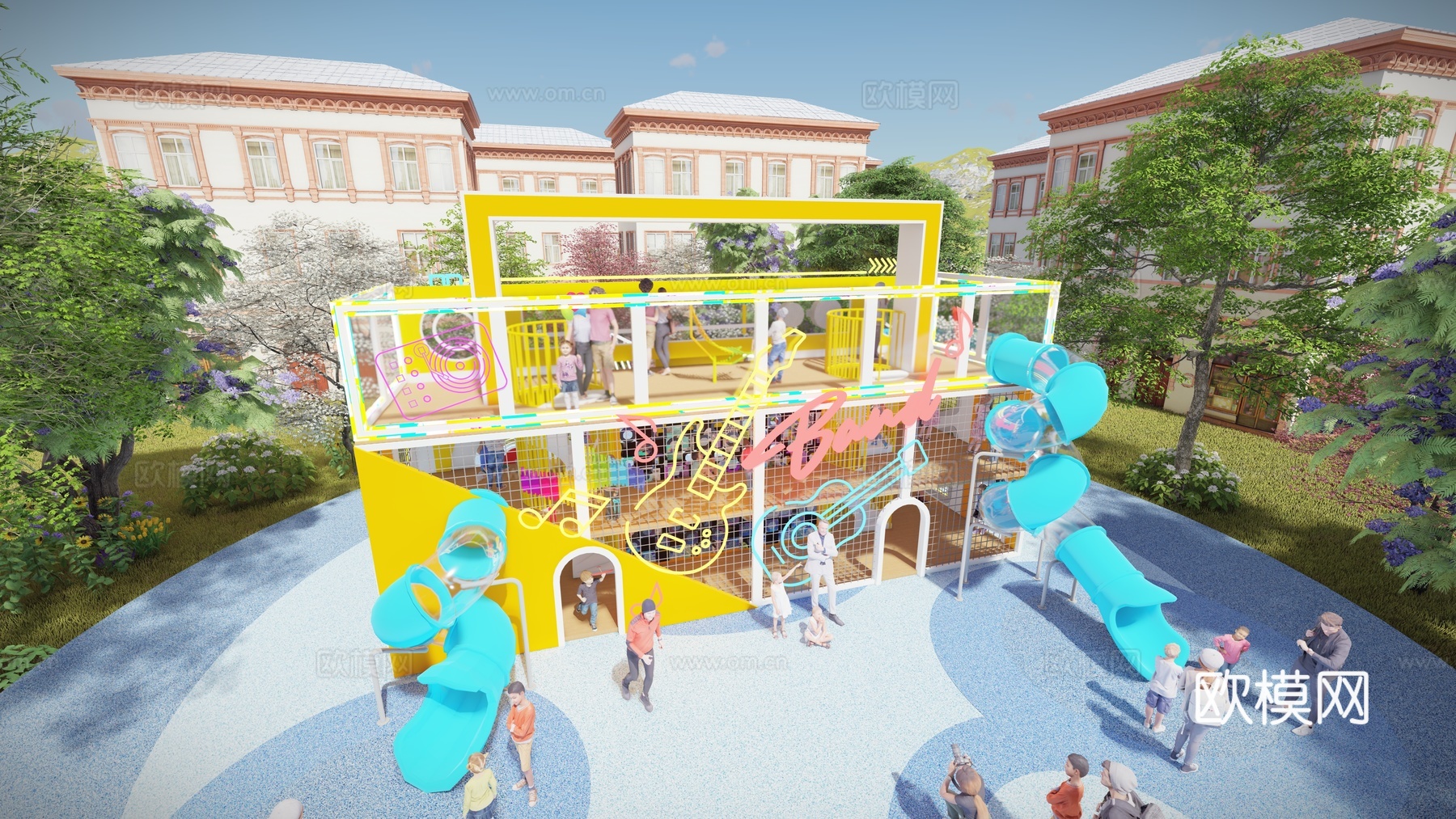 炫彩收音机3d模型下载（渲染图4）