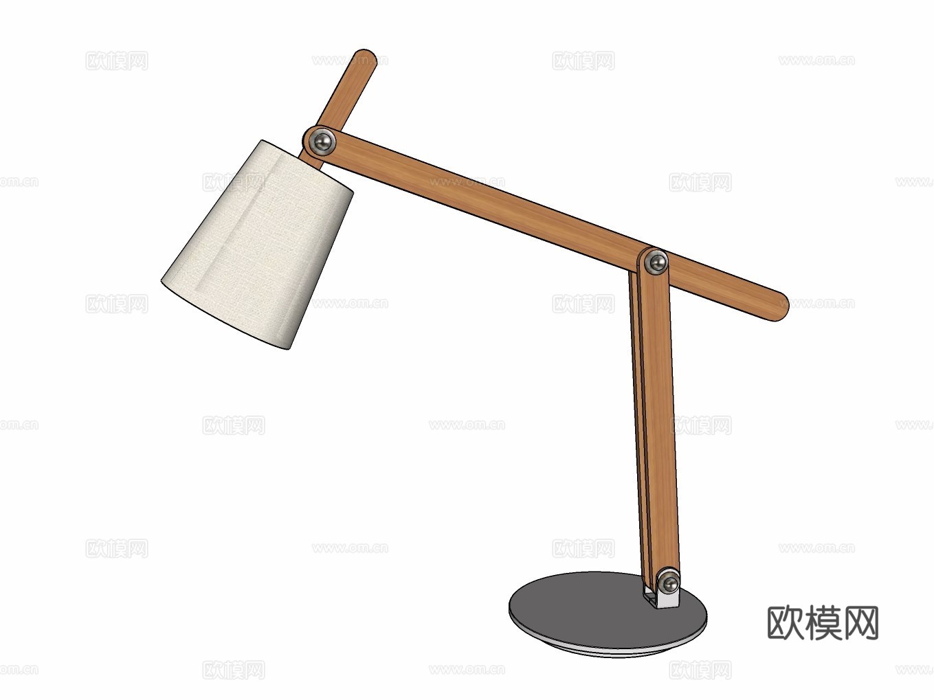 台灯su模型