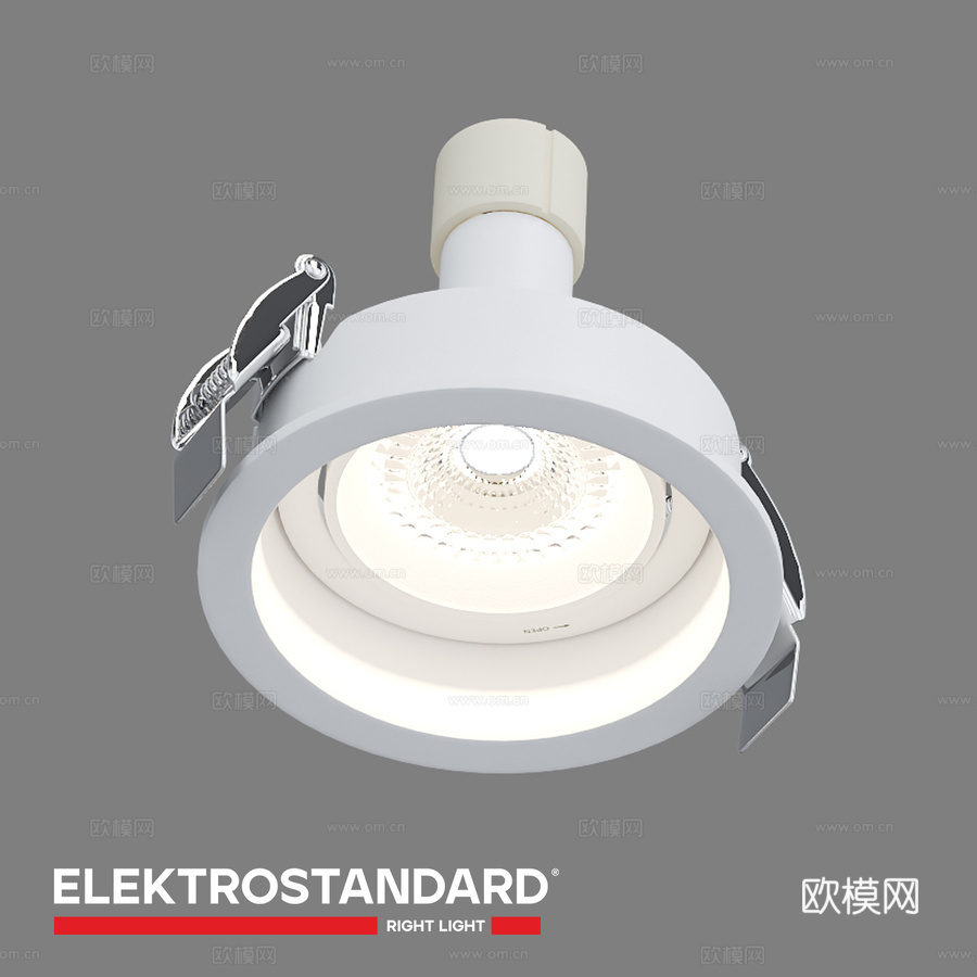 OM嵌入式射灯 Elektrostandard 250143d模型下载