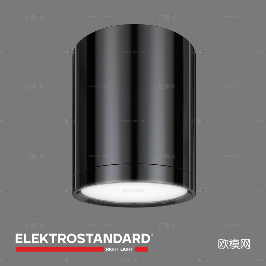 OM 表面安装LED射灯 Elektrostandard D3d模型下载