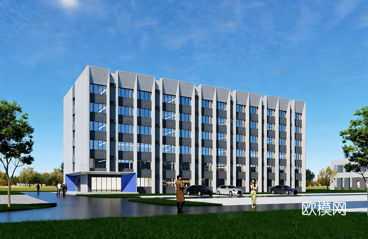 现代学校建筑 学校宿舍建筑 公寓建筑su模型