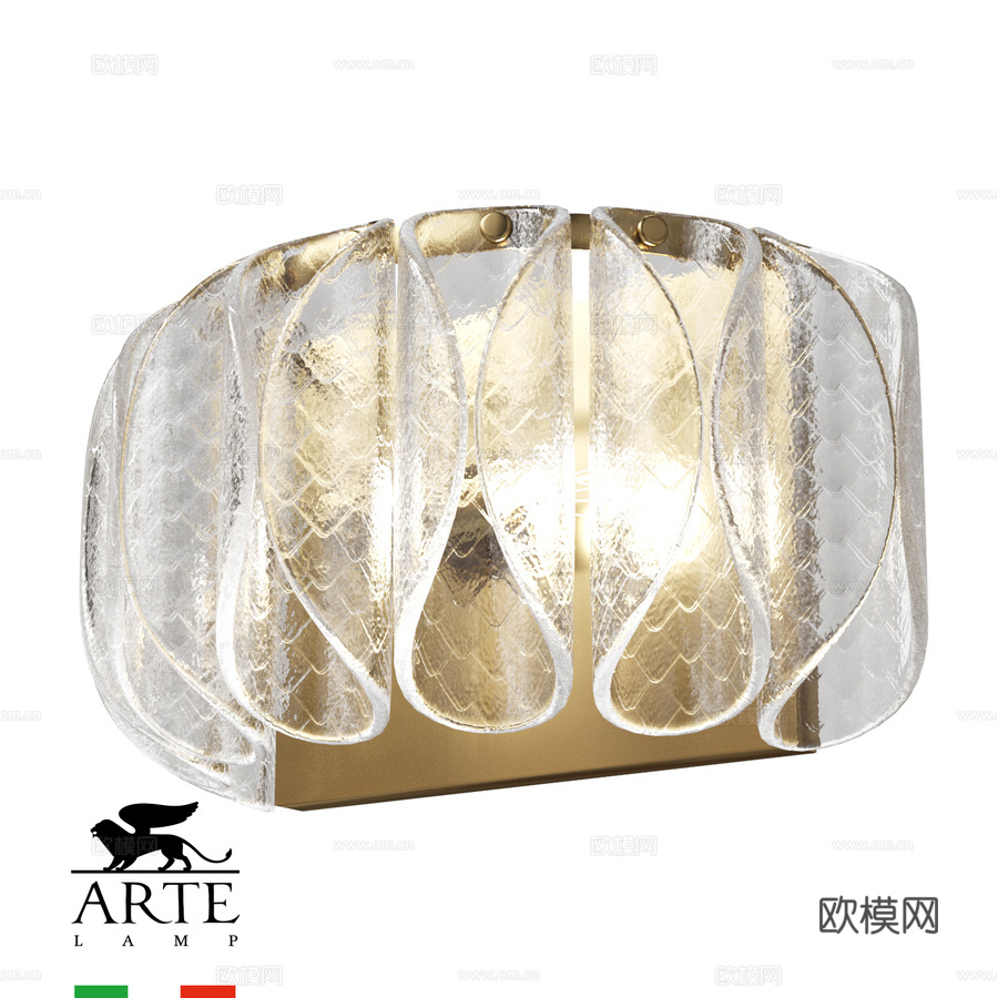 ARTE灯具OM A4073AP-2PB3d模型下载