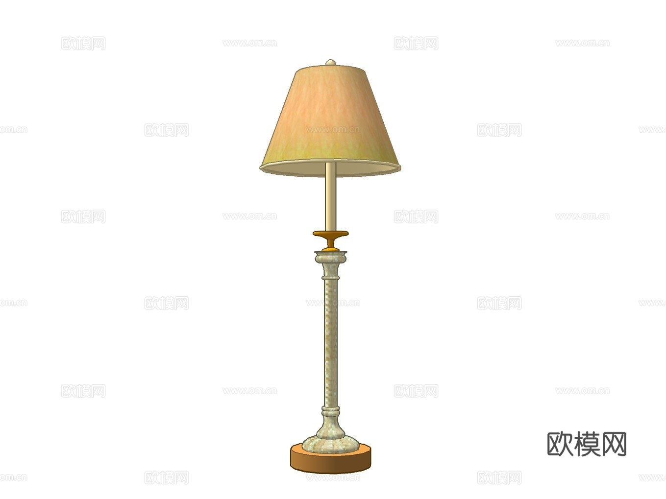 台灯su模型下载（渲染图2）
