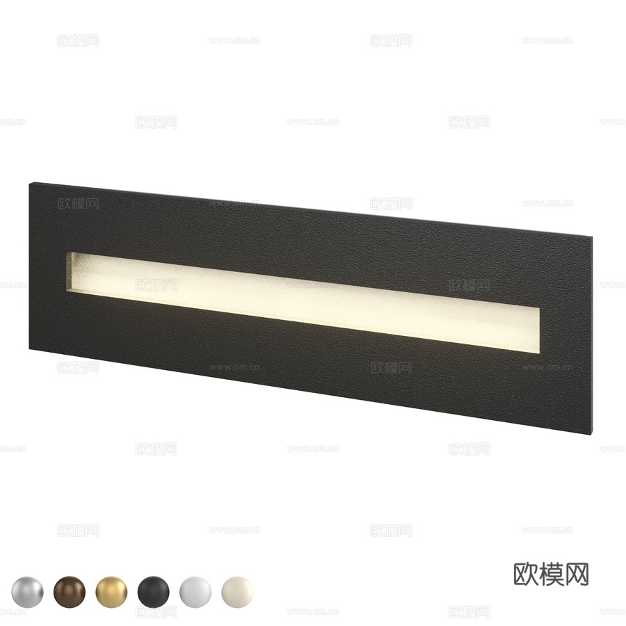 LED嵌入式灯 Slim Light 115x343d模型下载