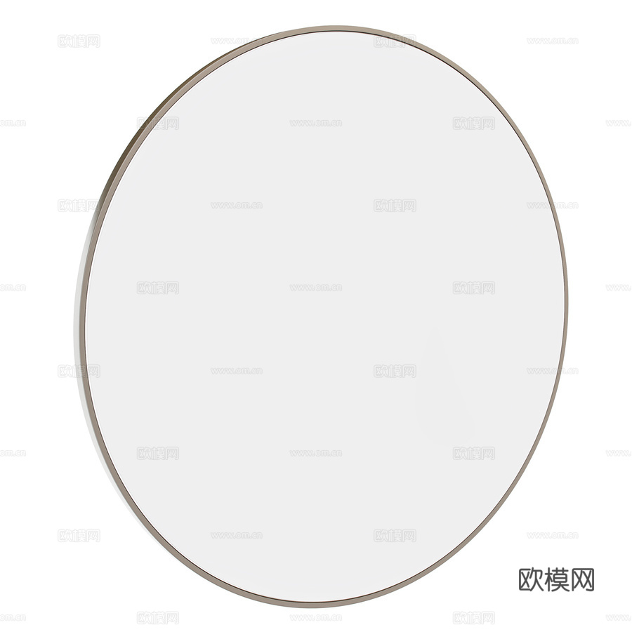 圆形镜子3d模型下载