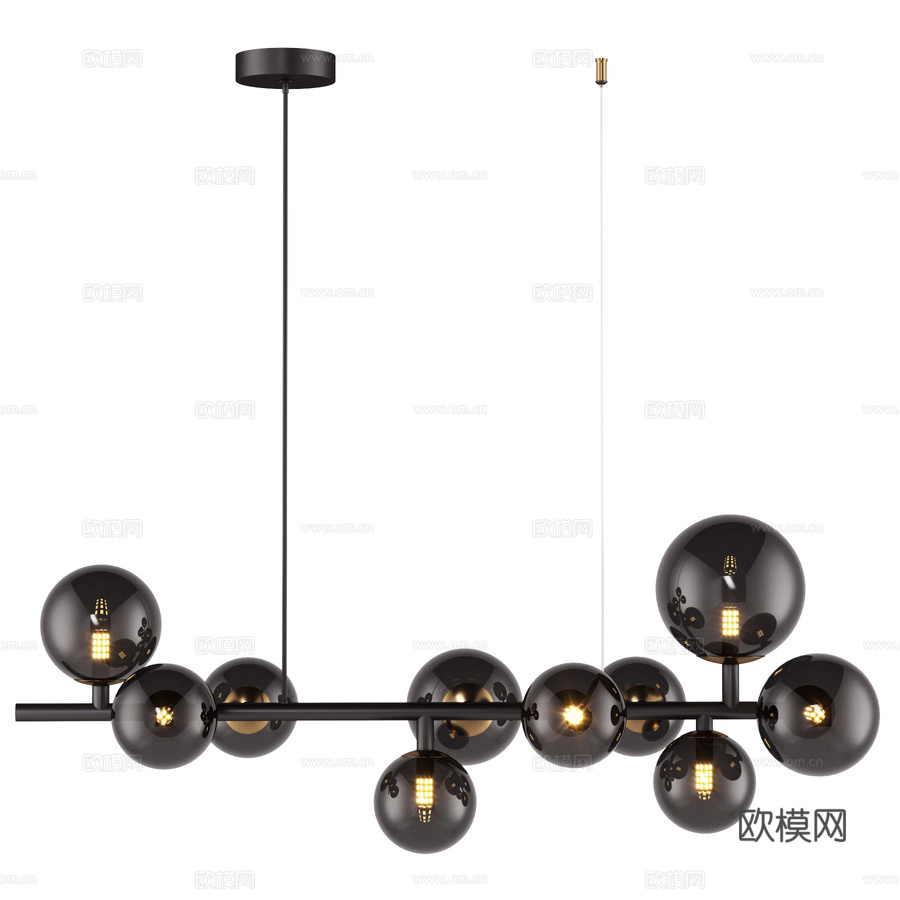 OM Indigo Molecola 11018 10P 黑3d模型下载