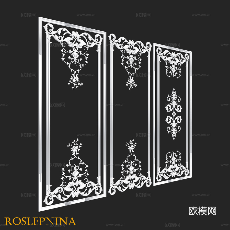 RosLepnina出品 ASSOL 系列边框 4-5-6号3d模型下载