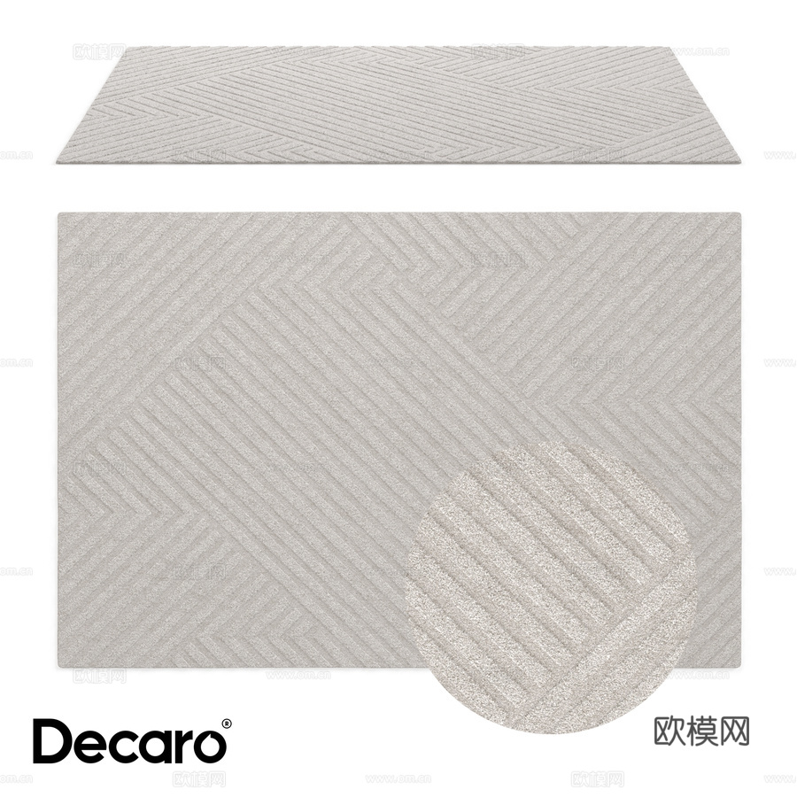 羊毛地毯 Decaro Rugs D1100023d模型下载